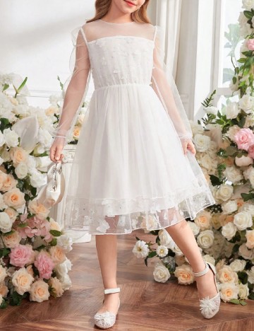 Rochie Shein Kids, alb