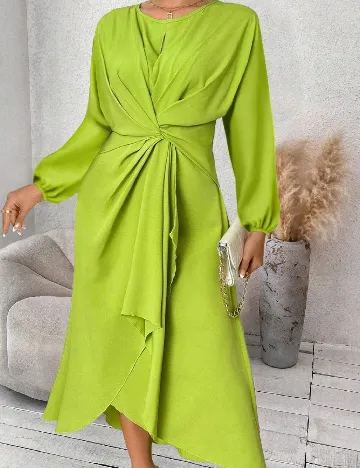 Rochie medie SHEIN CURVE, verde