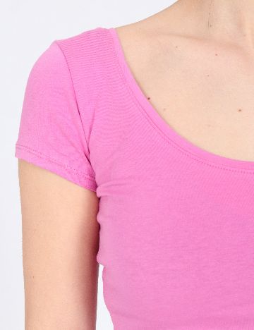 Tricou Pull&Bear, roz