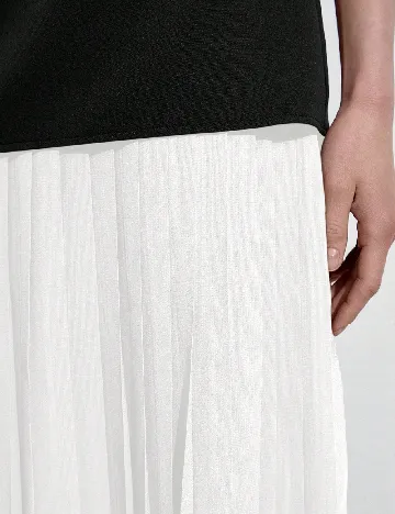 Rochie lunga SHEIN, alb/negru