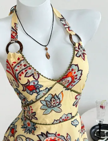 Rochie scurta SHEIN, galben