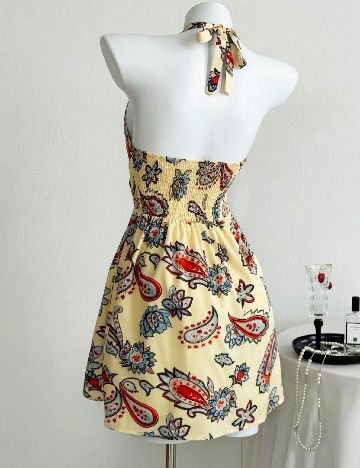 Rochie scurta SHEIN, galben