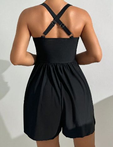 Salopeta de plaja SHEIN, negru