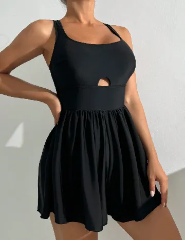 Salopeta de plaja SHEIN, negru