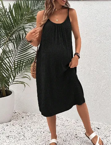 Rochie medie SHEIN Maternity, negru
