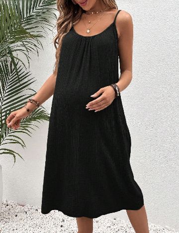 Rochie medie SHEIN Maternity, negru