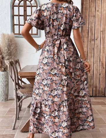Rochie lunga SHEIN, floral print