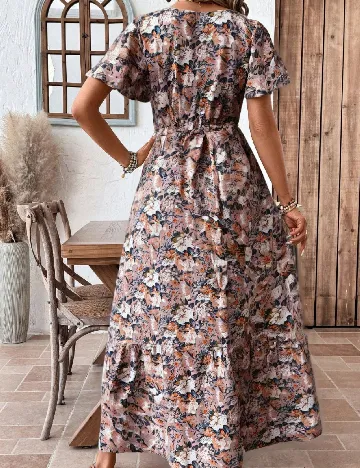 Rochie lunga SHEIN, floral print