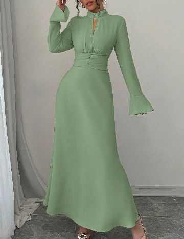 Rochie lunga SHEIN, verde