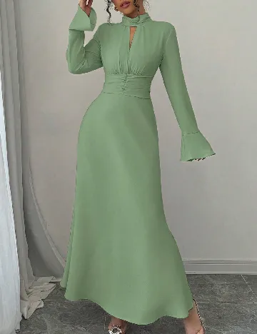 Rochie lunga SHEIN, verde