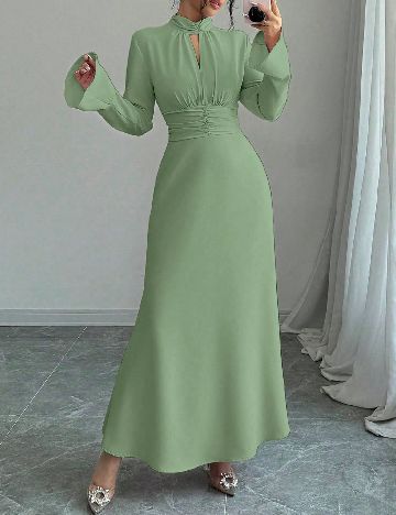 Rochie lunga SHEIN, verde
