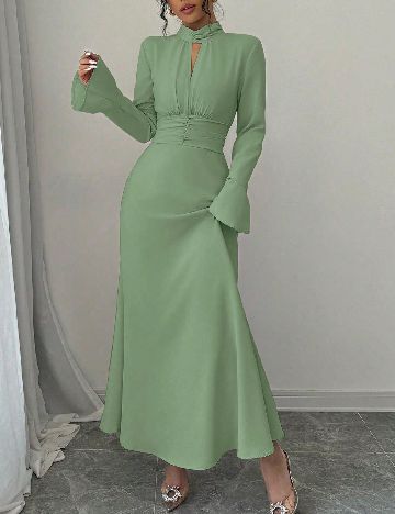 Rochie lunga SHEIN, verde