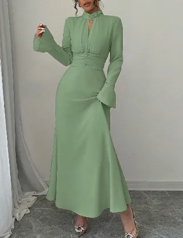 Rochie lunga SHEIN, verde