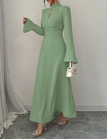 Rochie lunga SHEIN, verde
