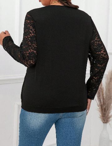 Bluza SHEIN CURVE, negru