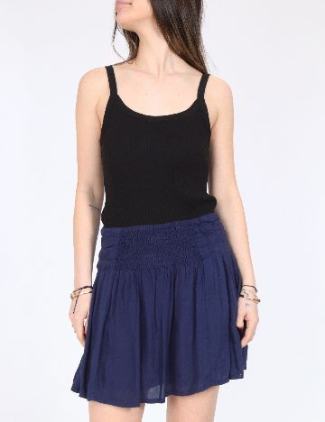 Fusta Bershka, bleumarin