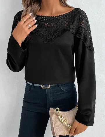 Bluza SHEIN, negru