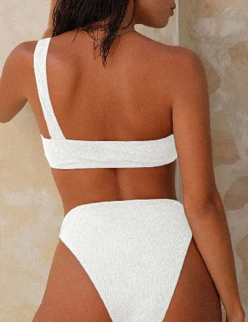 Costum de baie SHEIN, alb