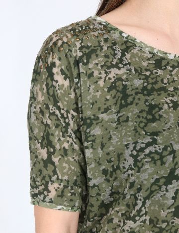 Tricou Bershka, verde