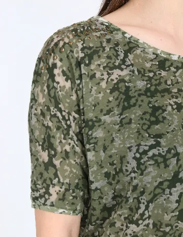 Tricou Bershka, verde