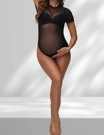 Body SHEIN Maternity, negru