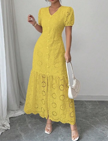 Rochie lunga SHEIN, galben