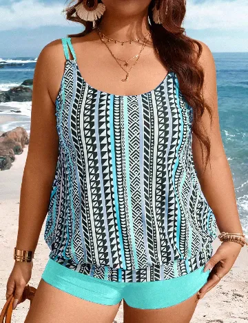 Compleu De Plaja SHEIN CURVE, mix culori