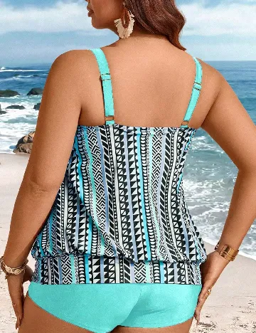 Compleu De Plaja SHEIN CURVE, mix culori