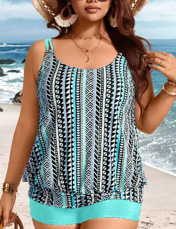 Compleu De Plaja SHEIN CURVE, mix culori