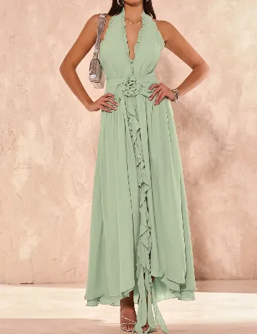 Rochie lunga SHEIN, verde