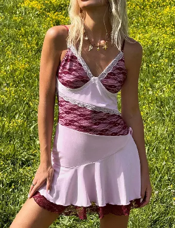 Rochie scurta SHEIN, roz