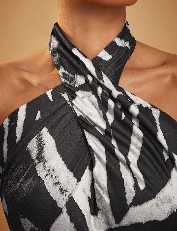 Rochie lunga Haute, negru