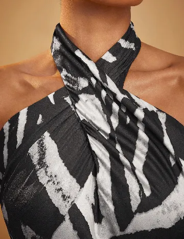 Rochie lunga Haute, negru