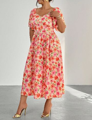 Rochie medie SHEIN CURVE, floral