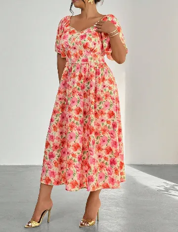 Rochie medie SHEIN CURVE, floral