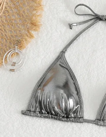 Costum de baie SHEIN, argintiu