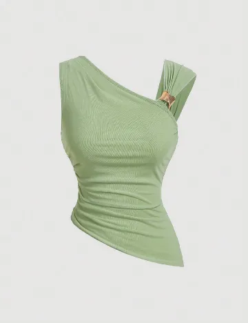 Top SHEIN, verde