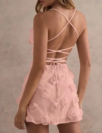 Rochie scurta SHEIN, roz