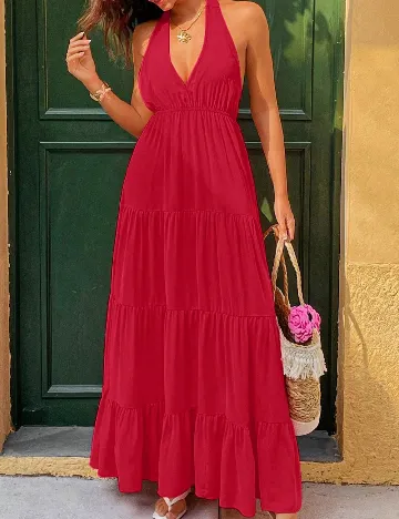 Rochie lunga SHEIN, rosu