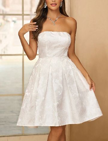 Rochie scurta SHEIN, alb