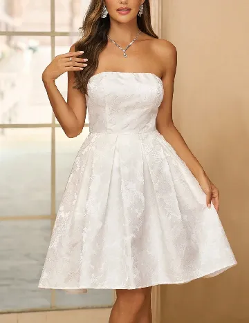 Rochie scurta SHEIN, alb