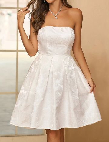 Rochie scurta SHEIN, alb