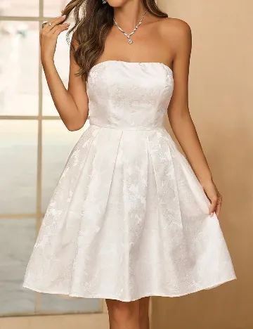 Rochie scurta SHEIN, alb