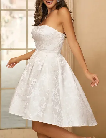 Rochie scurta SHEIN, alb