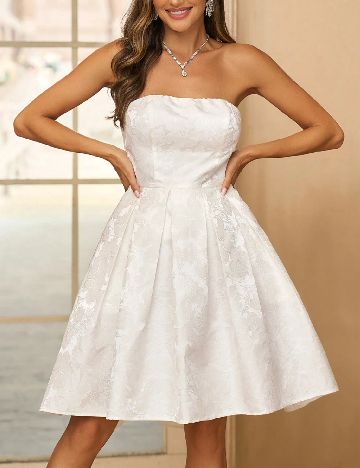 Rochie scurta SHEIN, alb