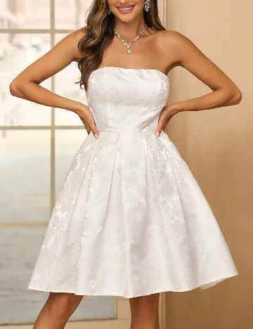 Rochie scurta SHEIN, alb