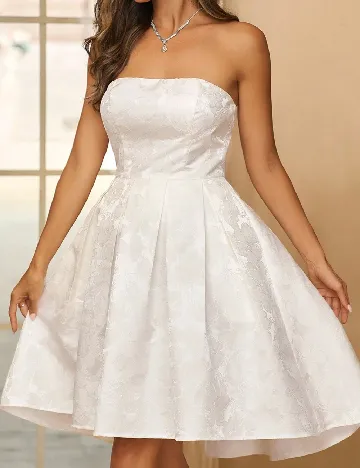 Rochie scurta SHEIN, alb