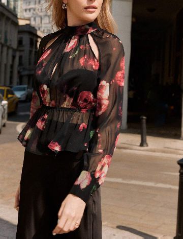 Bluza Anewsta, negru