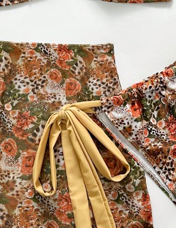 Costum de baie SHEIN, floral