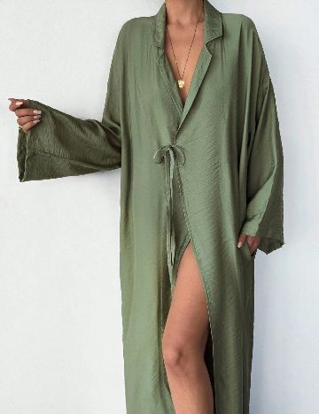 Rochie lunga SHEIN, verde